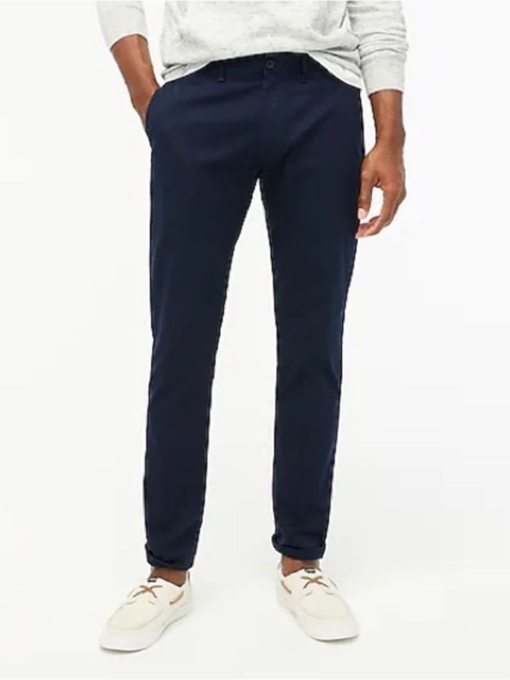 J. Crew Bundle Men’s Chinos in Navy, Black & Light Gray
